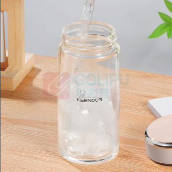 希诺 HEENOOR 单层高颜值花茶玻璃杯 XN-9061 430ML