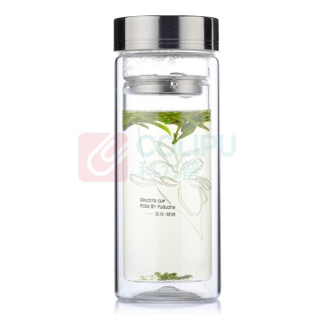 富光 FUGUANG 三型健牌双层玻璃杯 703-320 320ml 30只/箱