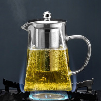 天喜 TIANXI 玻璃茶壶杯套装 TBL175-950 950ml  大容量飘逸泡茶器过滤茶水分离杯