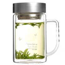 富光 FUGUANG 双层玻璃办公杯 700B-520 520ml (本色)