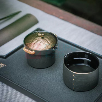 万仟堂 EDENUS 蒸蒸日上易泡壶 1壶1海2杯1便携包 (星砂釉)