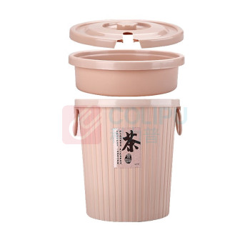 蓓尔蓝 滤茶桶 FW1380 圆形大号 (咖啡色)