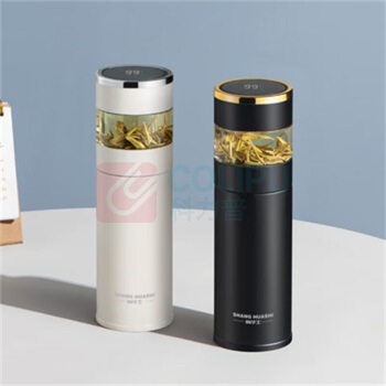 尚华士 听茗保温杯 SHS-30414 430ml (颜色随机) 杯盖:智能温度显示