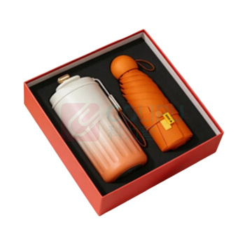 融银之汇 礼品套装 咖啡杯+胶囊伞 (橙色)