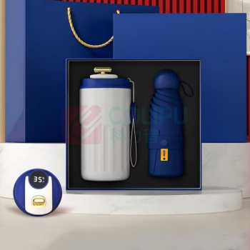 融银之汇 礼品套装 咖啡杯+胶囊伞 (蓝色)