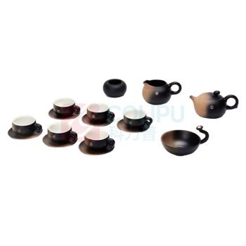 万仟堂 EDENUS 茶具 万事胜意 成套 礼盒 1壶1海1漏6杯6碟