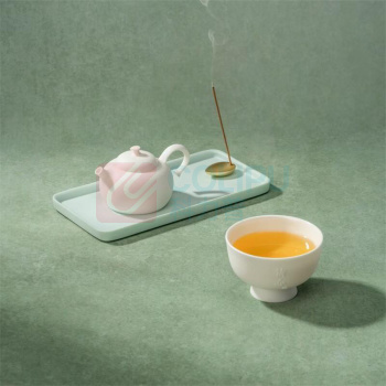 万仟堂 EDENUS 茶具 清心1人饮茶具小套装 100cc (白色)