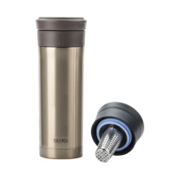膳魔师 THERMOS 附茶漏不锈钢真空保温杯 TCMK-500-GL 470ml (金色)