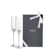 WEDGWOOD 爱之结绳香槟杯对杯 容量:150ml 规格:高度(27cm) 直径(4.5cm)