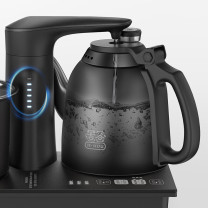 吉谷 电烧水壶+茶具 TC006E 1.2L全自动上水茶盘茶壶+茶具一套(盖碗1滤网1公道杯1水洗1茶罐1花插1杯垫6干泡盘1)