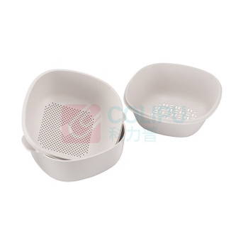 博堡 拾味果蔬篮三件套 BDY-L692-3A 品配置:果蔬篮 ×1 沥水篮 ×1 米筛 ×1