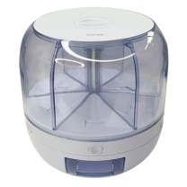苏泊尔 SUPOR 杂粮旋转米桶 KGF24AG10 4.5L (透明) 彩盒包装