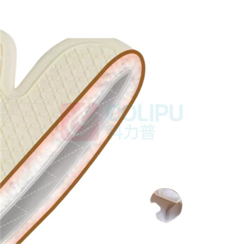双枪 烘焙手套 耐温硅胶+实心棉 加厚耐高温300度