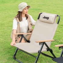 Jeep 5档克米特椅 55*57*80cm (卡其色)