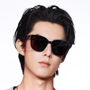 暴龙 男女同款偏光太阳镜 BL3151 C10 33g (黑色) PU眼镜盒