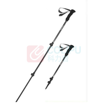 挪客 naturehike 登山杖远风三节伸缩碳素登山杖 初雪EXT1 62-135cm (碳本色)
