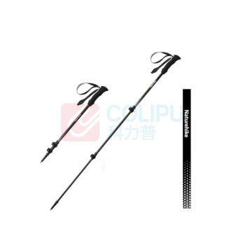 挪客 naturehike 登山杖远风三节伸缩碳素登山杖 初雪EXT1 62-135cm (碳本色)