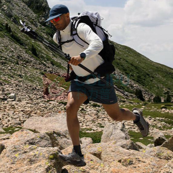 挪客 naturehike 登山杖远风三节伸缩碳素登山杖 初雪EXT1 62-135cm (碳本色)