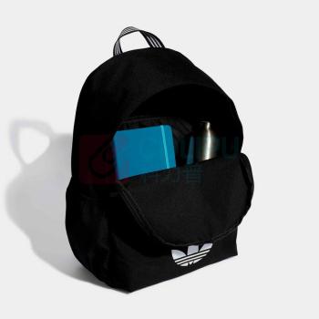 阿迪达斯 Adidas 双肩包 KQ6385 CL BACKPACK 三叶草系列 (黑色)