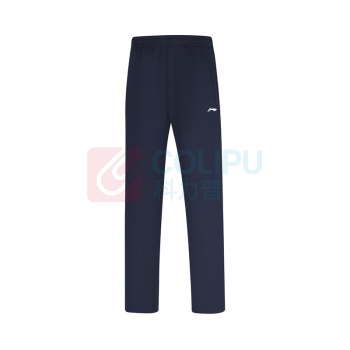 李宁 LI-NING 男款直筒卫裤 AKLW767-2 L (传奇蓝)