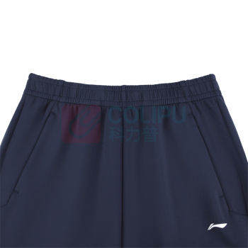 李宁 LI-NING 女款直筒卫裤 AKLW768-2 L (传奇蓝)