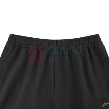 李宁 LI-NING 男款舒适软壳裤 AYKW821-1 XXL (黑)