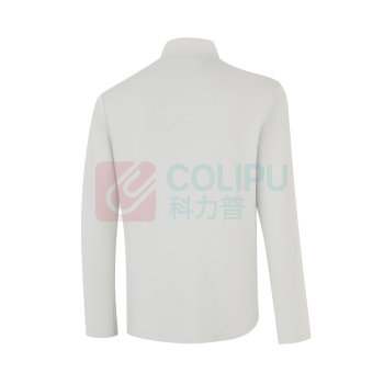 李宁 LI-NING 男半拉链长袖T恤 ATLW339-2 3XL (川石灰)