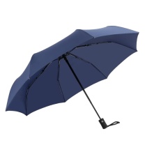 三极 自动遮阳雨伞 TP7002 三折 60CM*8K 23寸 (深海蓝色)
