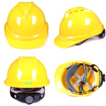 梅思安 MSA 豪华型安全帽 10172477 V-Gard 500 ABS (黄色) (顶部带透气孔)