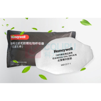 霍尼韦尔 honeywell 防尘滤棉 72N95 5片/包,50片/袋 (用于7200防尘半面罩)