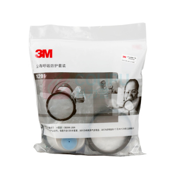 3M 尘毒防护面具 1201 罩杯式