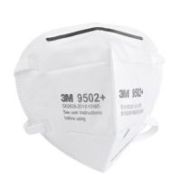 3M 防尘口罩\KN95 无纺布 头戴式 9502+双片独立装  (非医用)