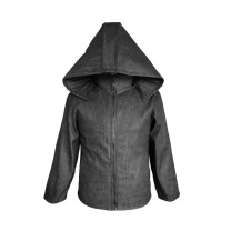 双人余 长袖款防身服脖子帽子全身防护 外套防割超薄软质 