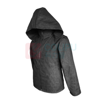 双人余 长袖款防身服脖子帽子全身防护 外套防割超薄软质 