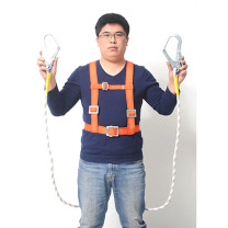 乐顺 LESHUN 防坠落安全带 双大钩 2m (新老包装交替以实物为准)