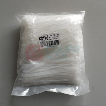中云智创 国标 塑料扎带自锁式束线扎带 ZD3X150 3*150mm (白) 1000条/包