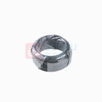 中云智创 塑料PVC扎线包塑光缆通信绑扎带圆形铁芯扎丝绑线 ZX1X200B 铁芯直径1.0mm (黑) 200米/卷