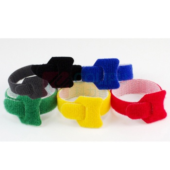 安赛瑞 反扣魔术贴扎带 10012 2×20cm (红色) 100个/包