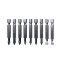 易尔拓 YATO 1/4防滑双头旋具头组套 YT-04832 50MM 10件套