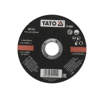 易尔拓 YATO 平行金属切片 YT-5921 棕刚玉 115MM*2.5MM*22MM
