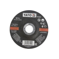 易尔拓 YATO 金属磨片 YT-6121 棕刚玉 115MM*6.0MM*22MM