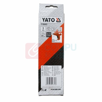 易尔拓 YATO 黑色热熔胶棒 YT-82433 5件套 11.MM*200MM