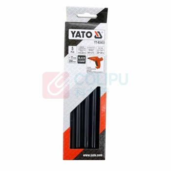 易尔拓 YATO 黑色热熔胶棒 YT-82433 5件套 11.MM*200MM