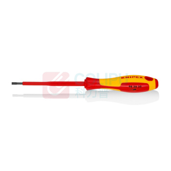凯尼派克 KNIPEX 电工绝缘一字螺丝批 98 20 35 3.5mm