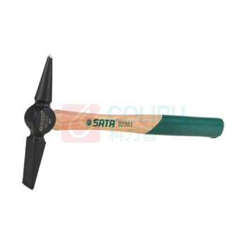 世达 SATA 胡桃木柄焊工除渣锤 92351 0.5磅