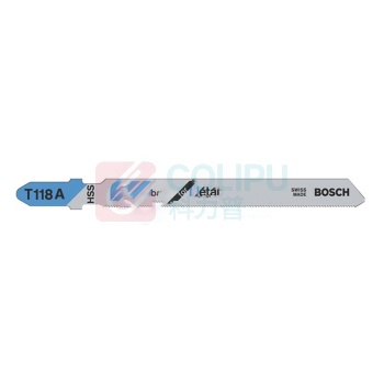 博世 BOSCH 曲线锯条 金属切割基础型 T118A (5支装) 2608631013