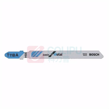 博世 BOSCH 曲线锯条 金属切割基础型 T118A (5支装) 2608631013