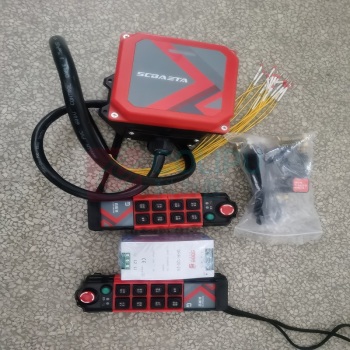 百斯特 遥控器接收器 KEE-B80 380V 各向双速大车、升降双速四线输出，小车双速三线输出。配备2台发射器 