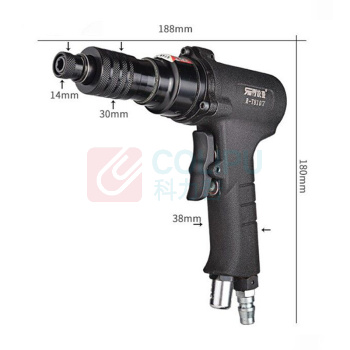锐壹 枪式定扭力风批 R-T8107 工业级 最大扭力4N.m 螺栓范围M4-M5 预设扭力范围 重量1.12KG