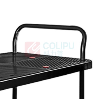 君宏 300公斤双层单扶手推车 JH300P-T2-BK 900*600*910MM 承重300KG (黑色)